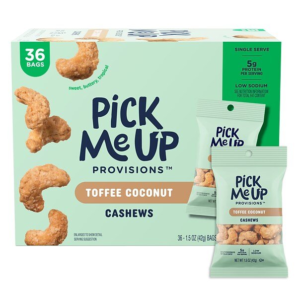 Pick Me Up Provisions™ Toffee Coconut Cashews (PM63390) 55524982 cover image