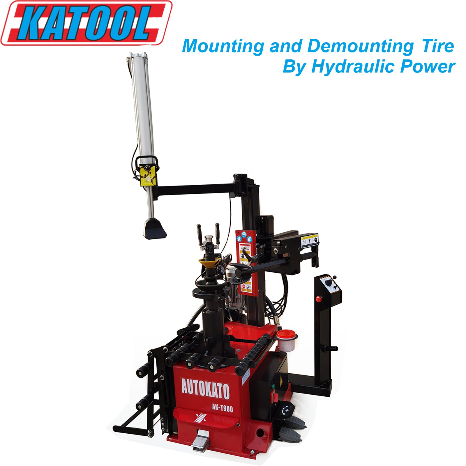 Katool KT-T900 Hydraulic Tire Changer 12"-30" Rims cover image