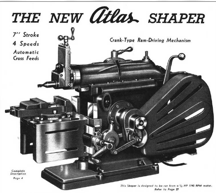 Atlas Press Co. 7B Shaper cover image