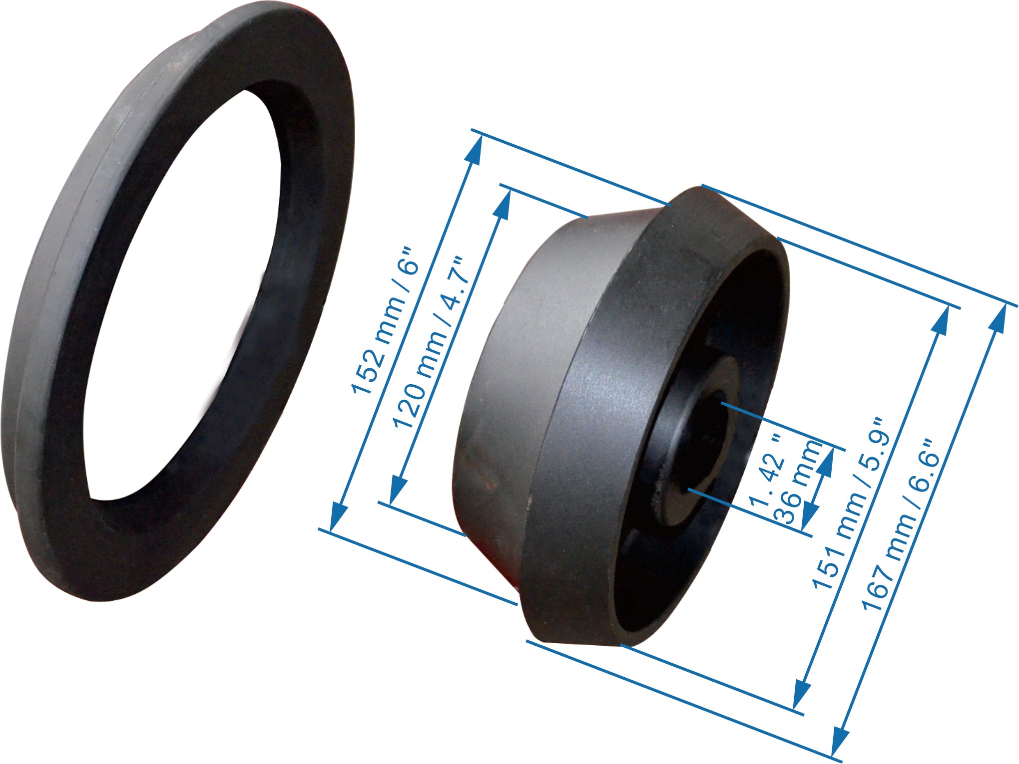Katool KT-HT1 Heavy Duty Truck Adapter Cones cover image