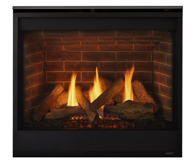 Majestic Quartz Platinum Gas Fireplace QUARTZPLA36IN cover image